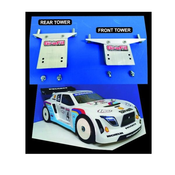 5ive-T - Alloy pin towers for "Rally G-MAX" - Image 2